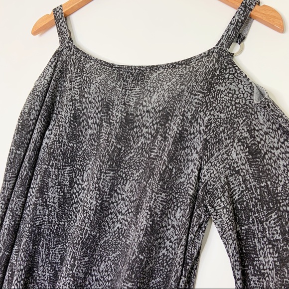 NWT Lane Bryant Metallic Cold Shoulder Tunic 14 16 - Picture 8 of 8